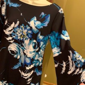 Calvin Klein floral dress.